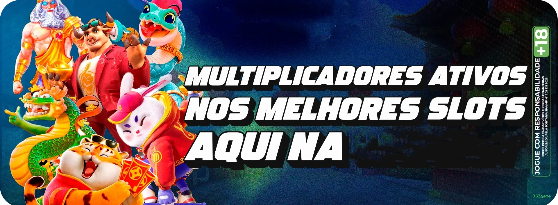 Bônus boas-vindas 333game R$100